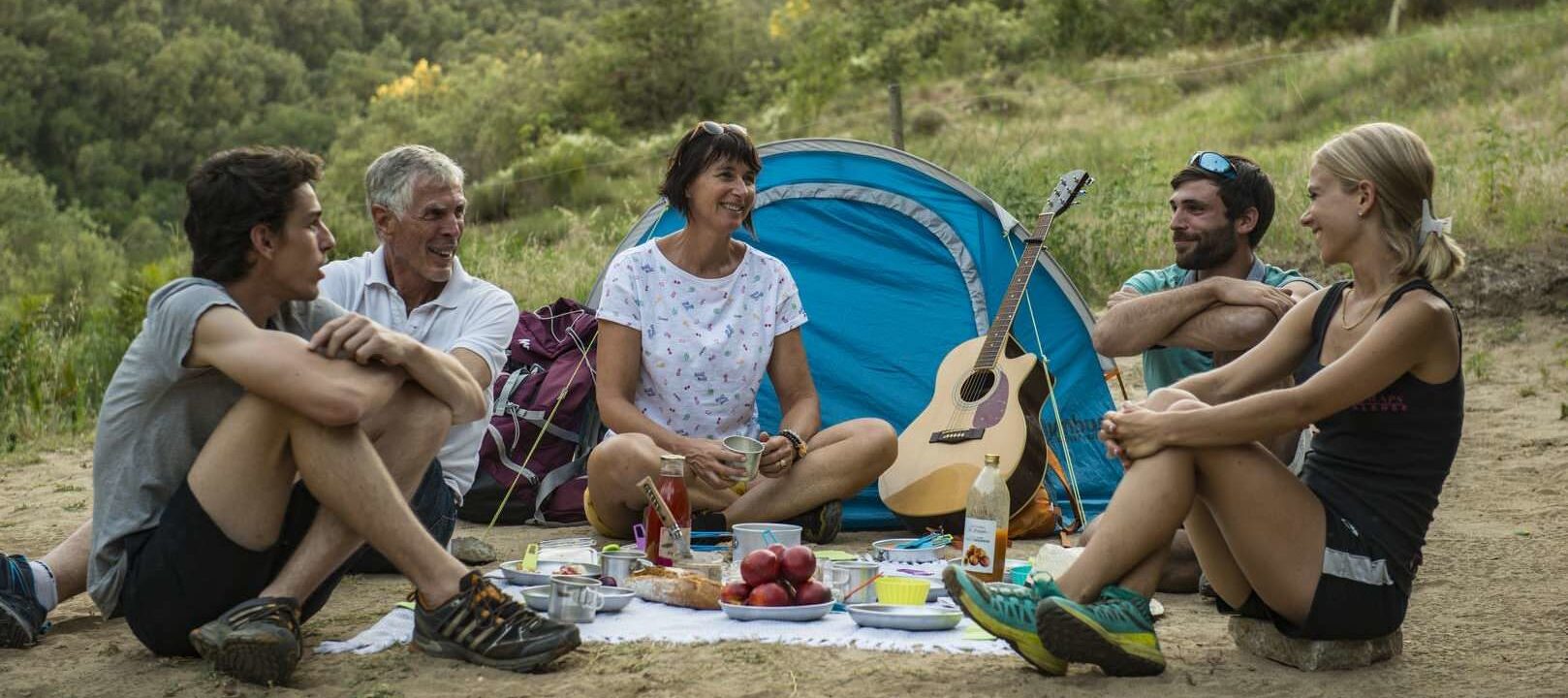 Famille bivouac ardèche