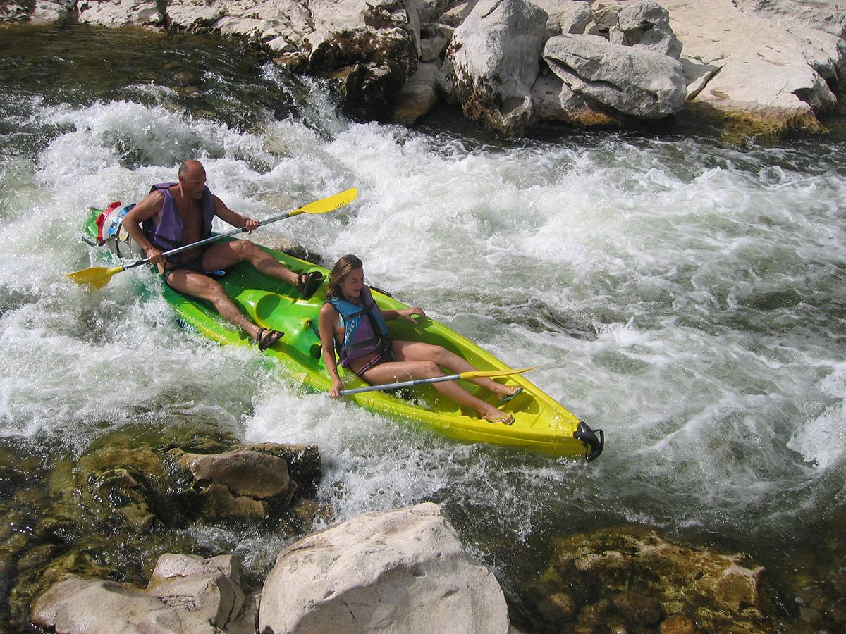 Quels sont les rapides sur la descente de l'Ardèche en canoë kayak